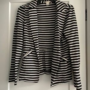 Black stripe blazer